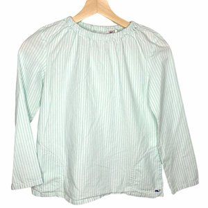 Vineyard Vines Mint Stripe Blouse